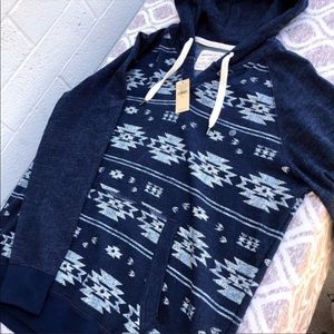 BNWT American Eagle Outfitters Men’s Large Tribal Print Baja Hoodie